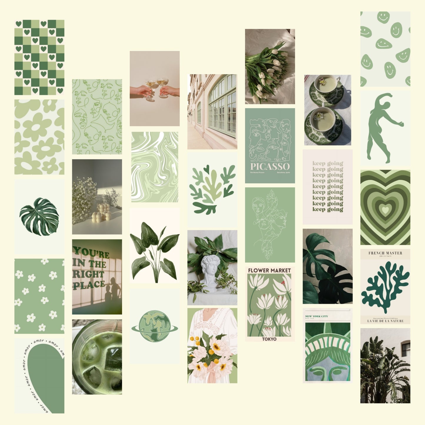 Green Aesthetic Collection